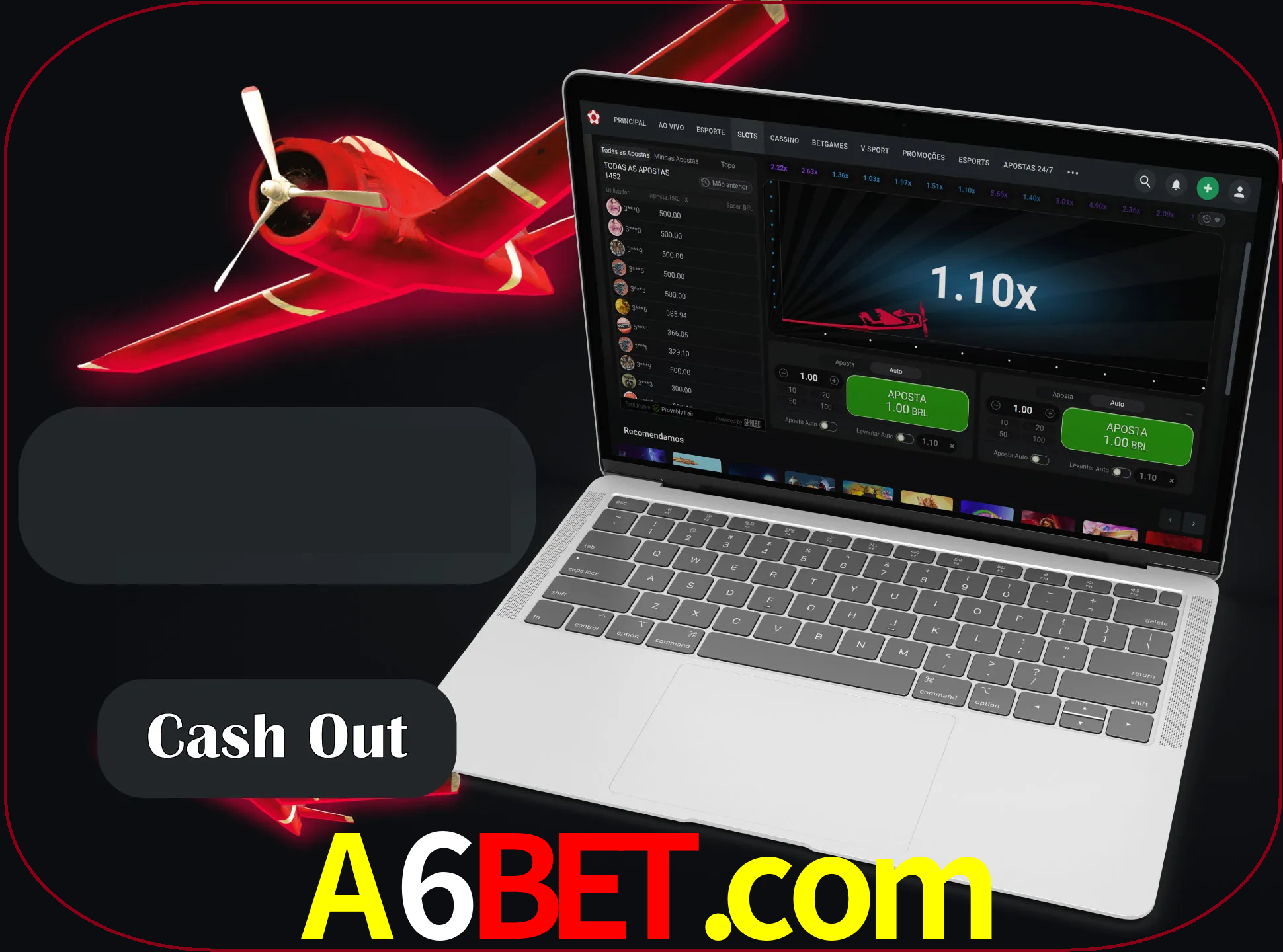 Não perca a chance de sacar seu dinheiro antes que o avião caia.