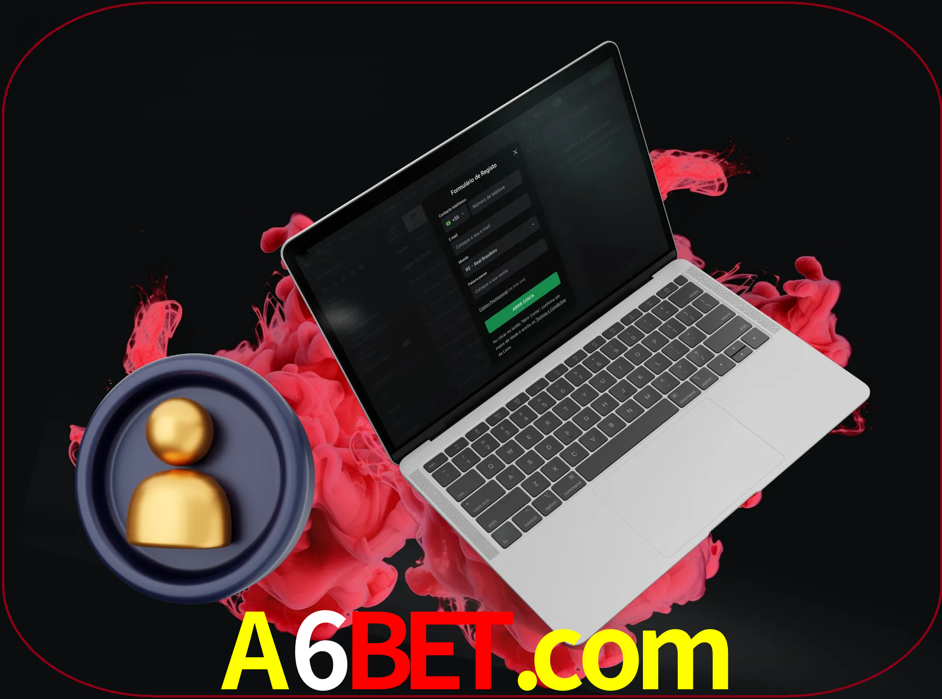 No cabeçalho do site a6bet, clique no botão que o levará a um formulário especial onde terá de introduzir as suas informações actuais.