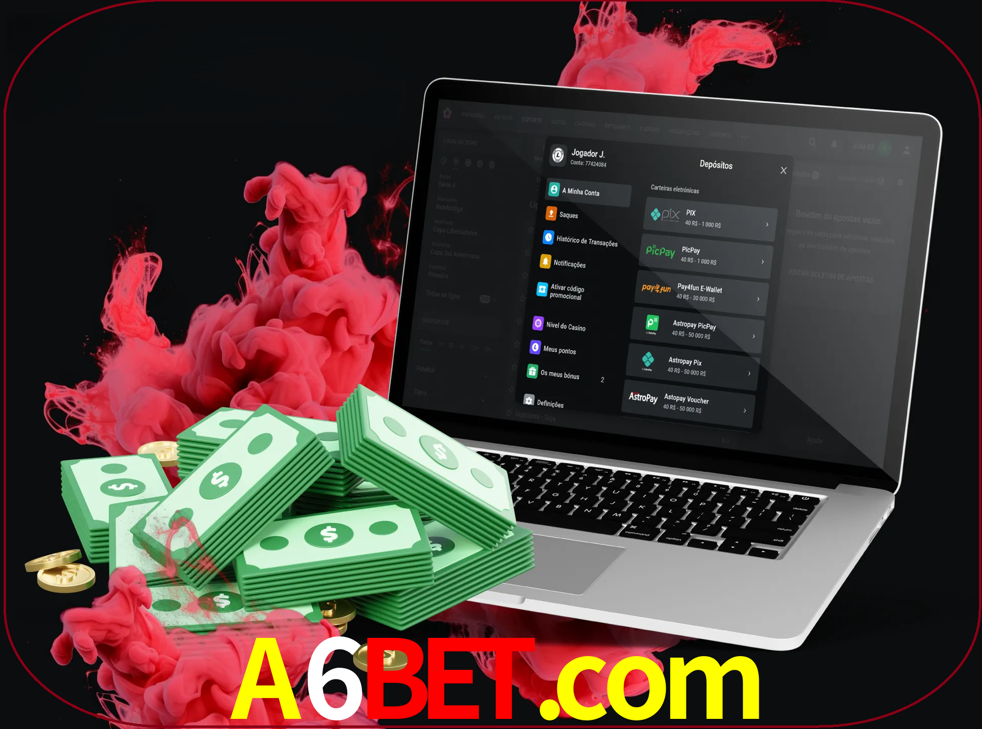 Para efetuar um depósito na sua conta a6bet, basta escolher o método de depósito e especificar o montante.