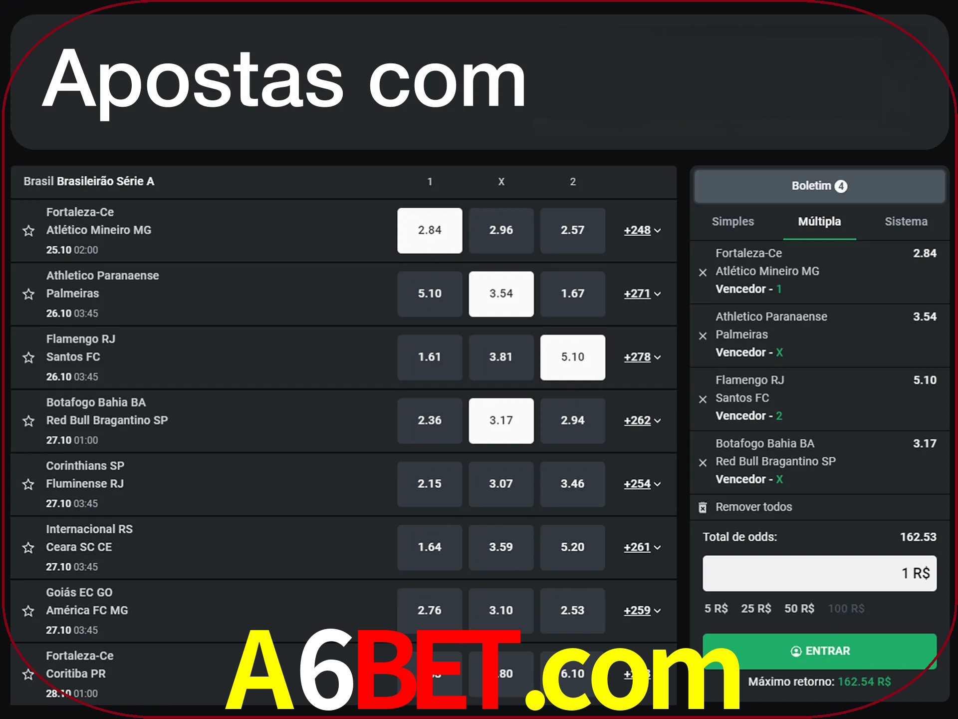 Aposte em vários diciplines com LeonBet.