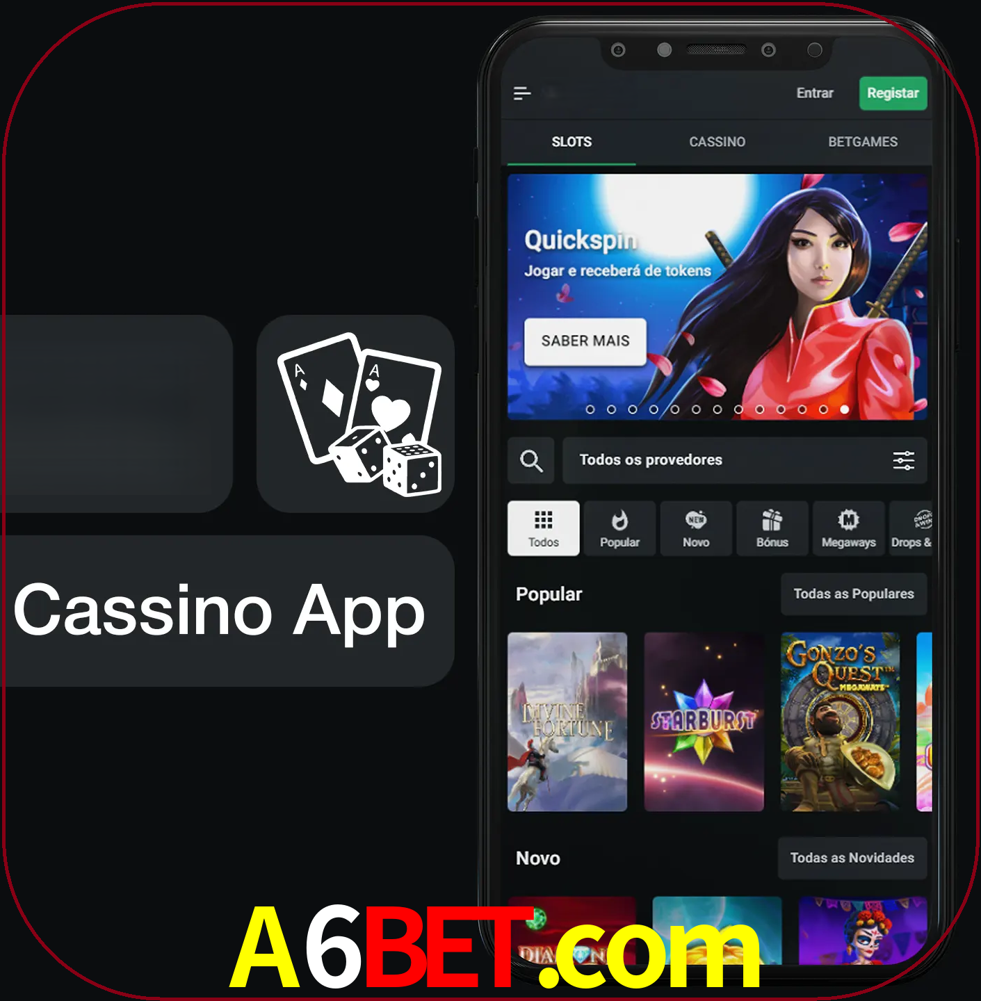 Jogue jogos de cassino e ganhe.