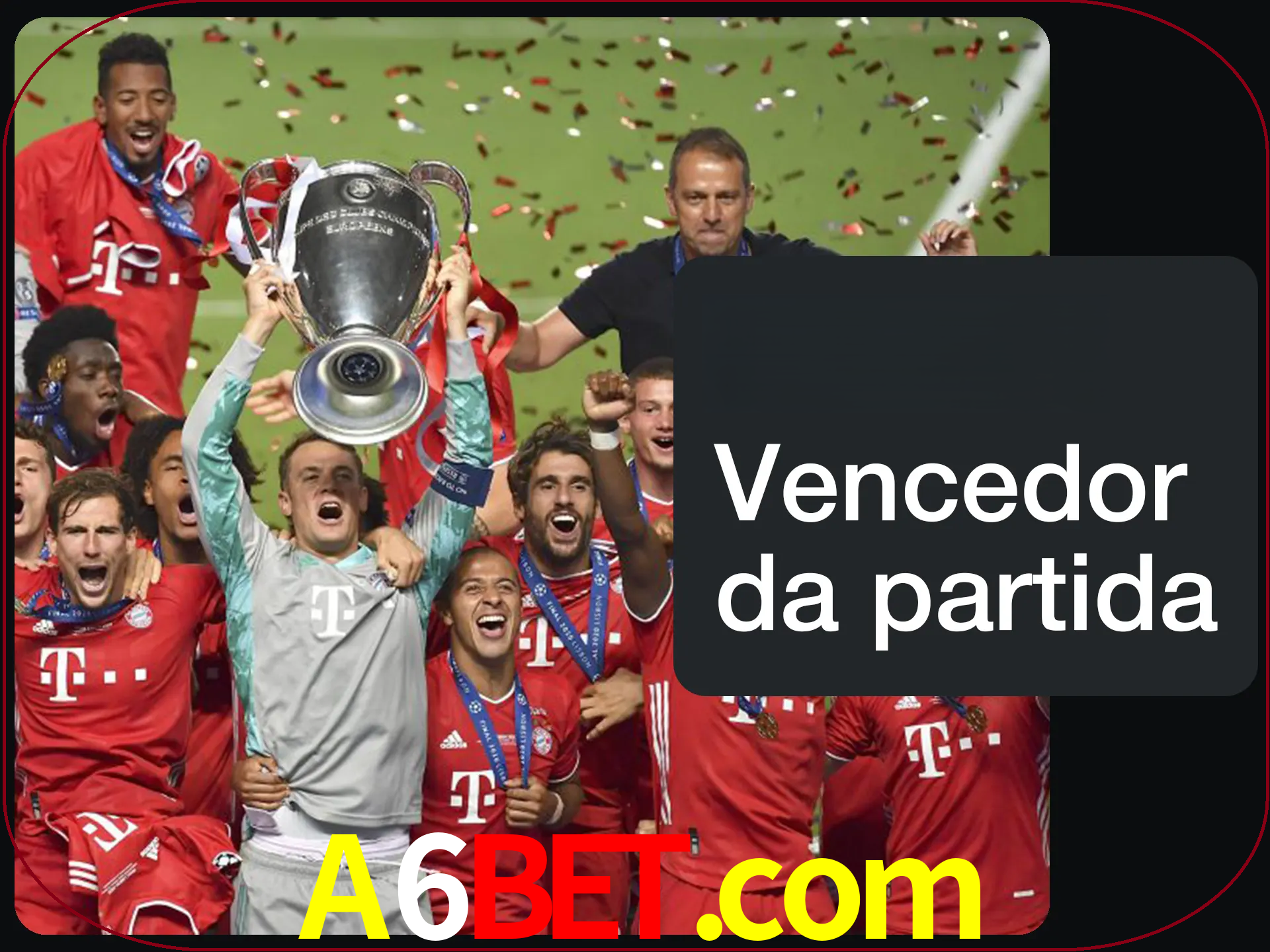 Aposte no vencedor e ganhe uma grande quantia de dinheiro.