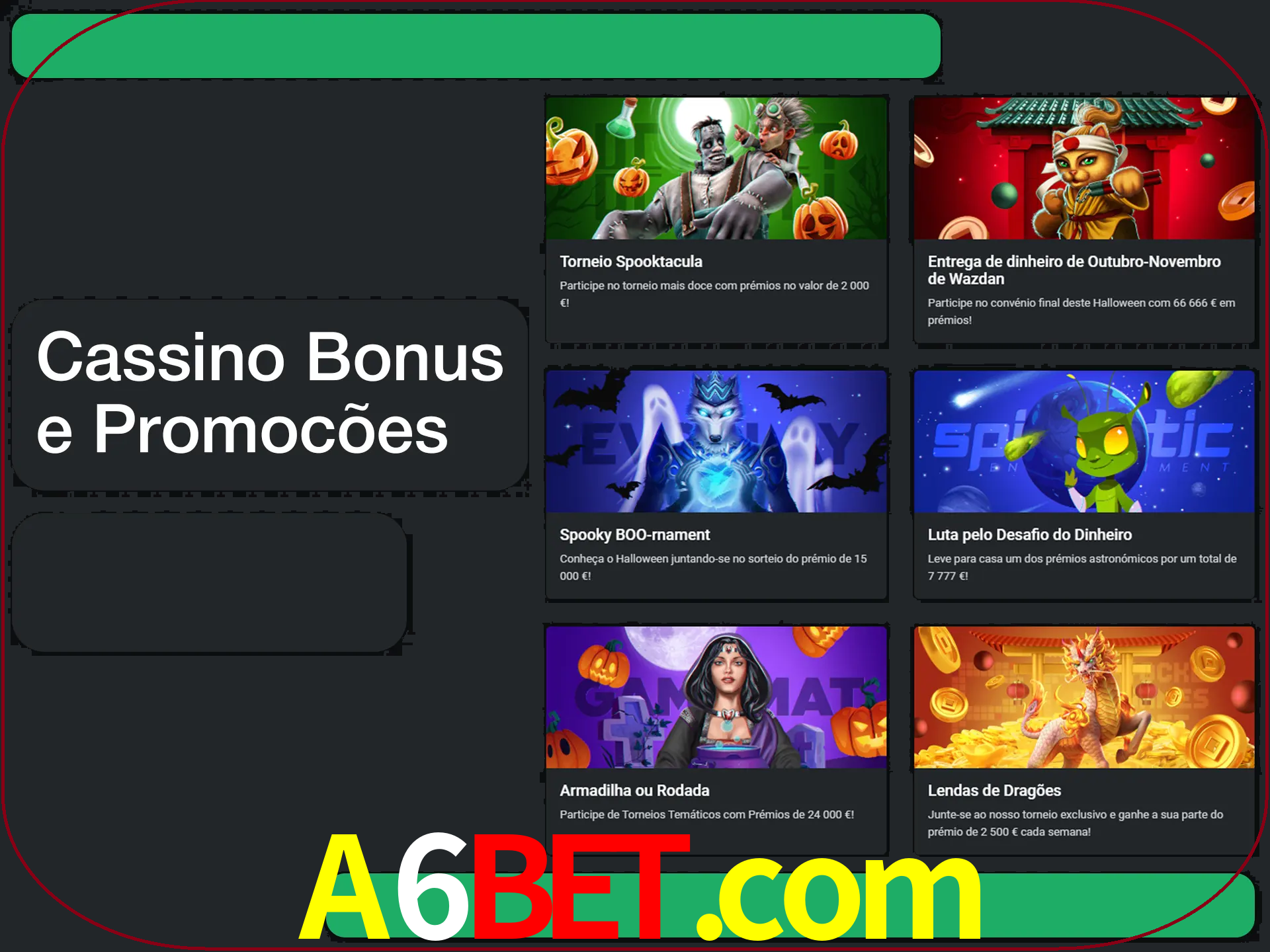 Verifique se há novos bônus de cassino para reivindicar.