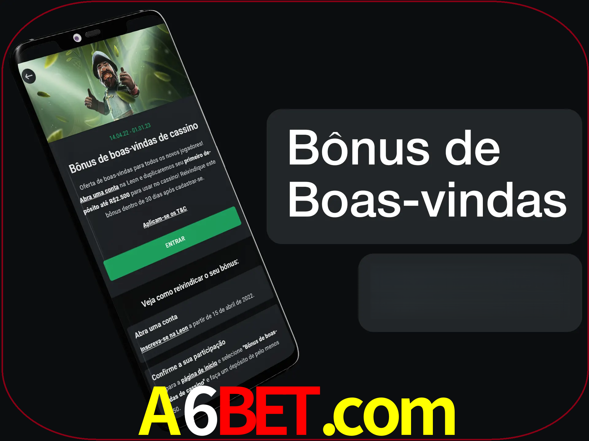 Não se esqueça de usar o bônus de boas-vindas.