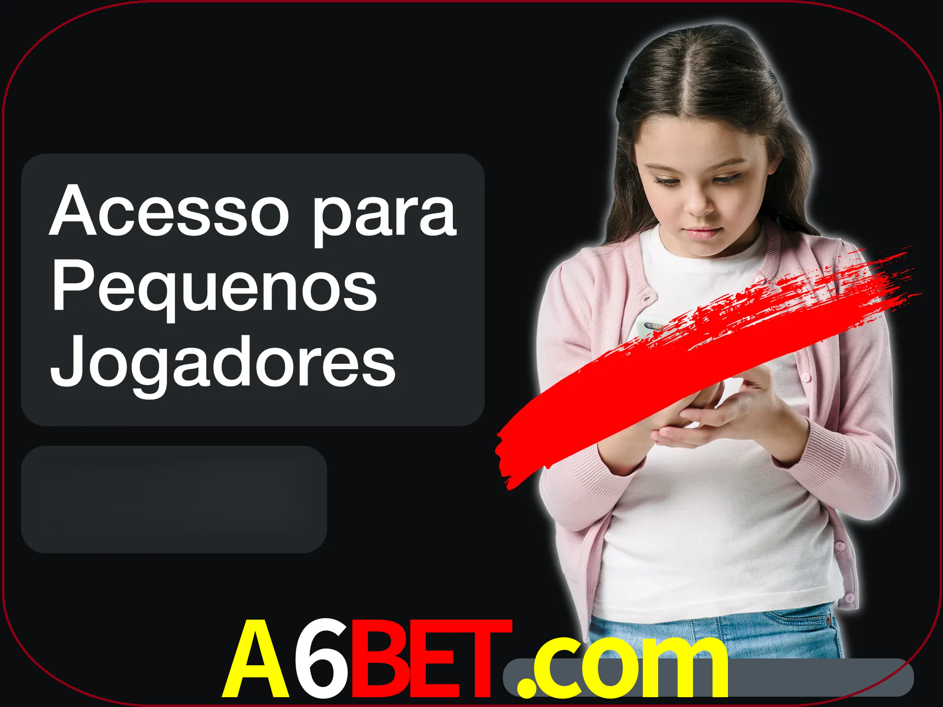 As crianças não podem jogar jogos de cassino.