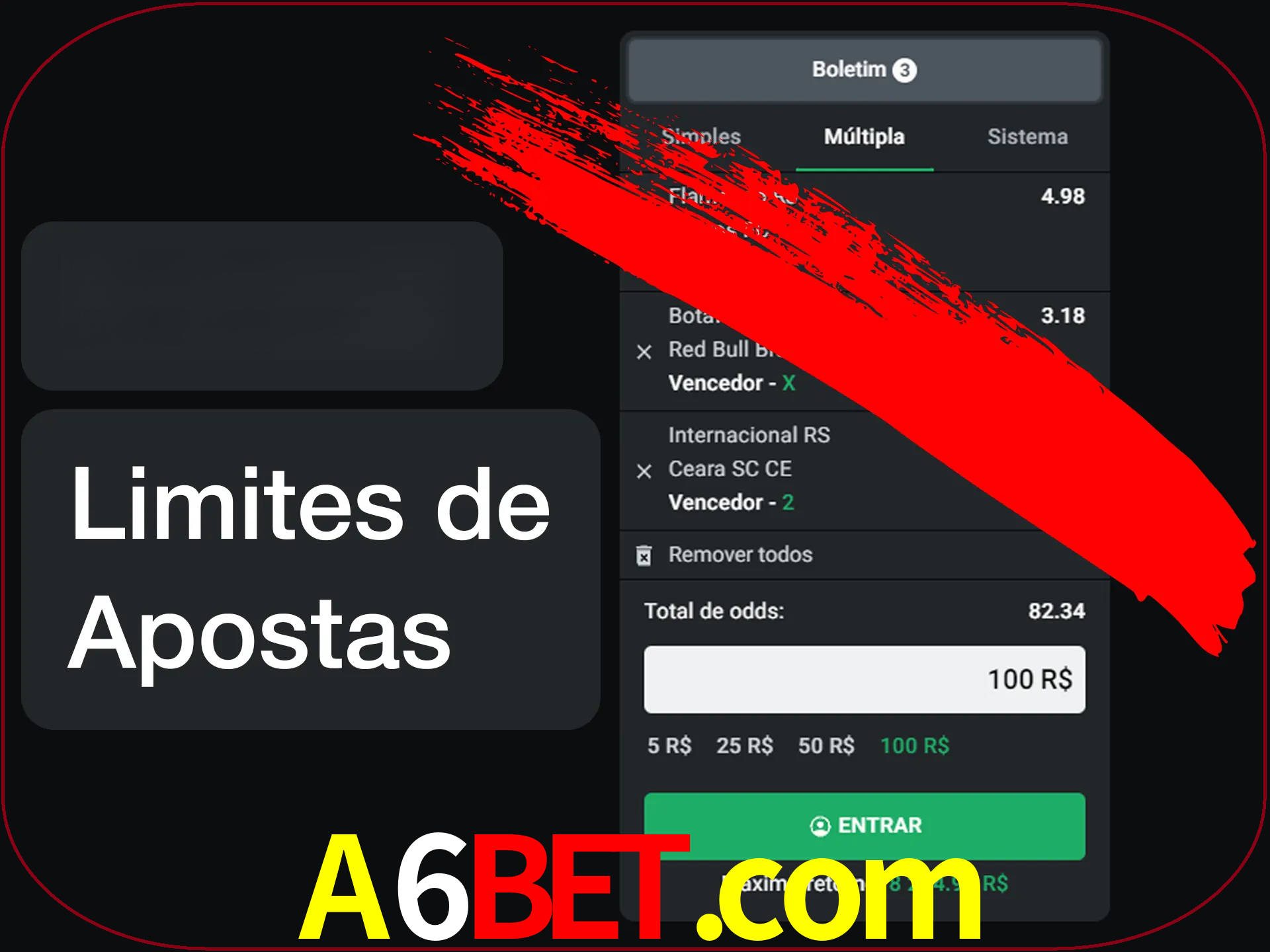 Não faça apostas loucas.